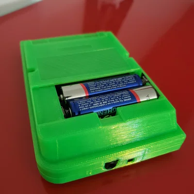 Vỏ Gameboy Pocket DX chuyển pin AA (AA conversion shell)