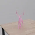 Mô hình trang trí hươu Low Poly in 3D đẹp mắt - Thumbnail 1