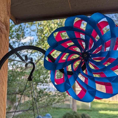 Chong chóng gió Whirligig dạng Toroidal quay ngược chiều