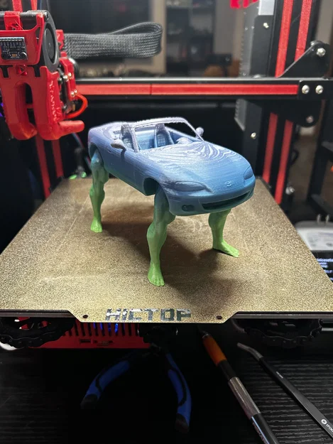 Mô hình Francis Miata: Chiếc xe chân cơ bắp độc lạ in 3D - Image 1