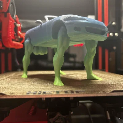 Mô hình Francis Miata: Chiếc xe chân cơ bắp độc lạ in 3D