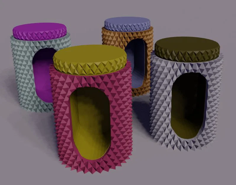 Hộp đựng đồ trang trí 3D họa tiết gai độc đáo - Image 1