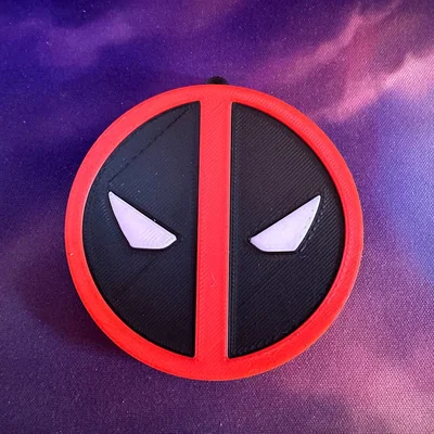 Móc khóa logo Deadpool dạng ghép từng phần