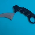 Mô hình dao Karambit (CS2) lắp ghép 2 phần - Tự in 3D cực dễ - Thumbnail 1