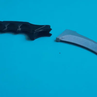 Mô hình dao Karambit (CS2) lắp ghép 2 phần - Tự in 3D cực dễ