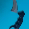 Mô hình dao Karambit (CS2) lắp ghép 2 phần - Tự in 3D cực dễ - Thumbnail 3