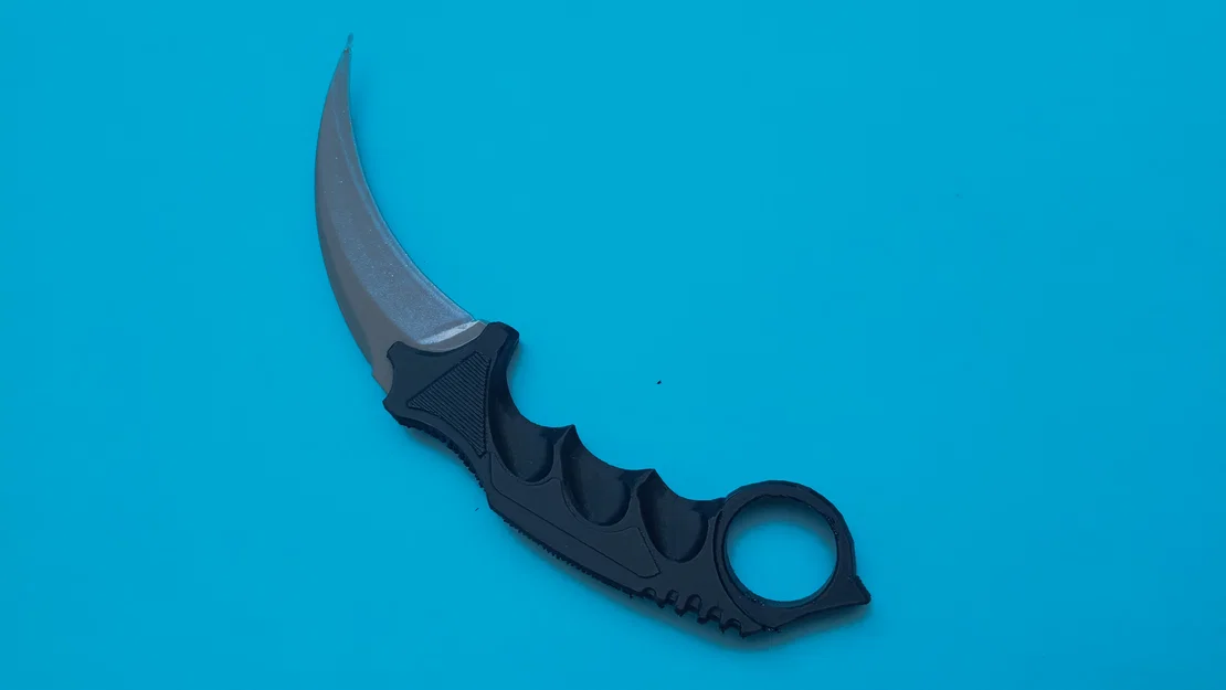 Mô hình dao Karambit (CS2) lắp ghép 2 phần - Tự in 3D cực dễ - Image 4