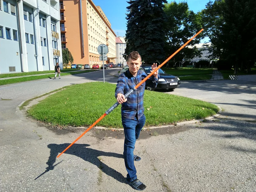 Lightsaber Darth Maul dạng rút gọn 2 đầu (Collapsing Darth Maul two-sided) - Image 2