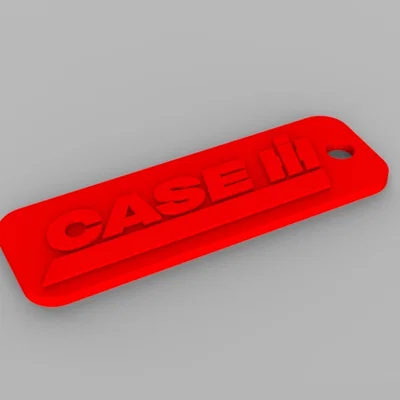 Móc khóa logo Case IH 3D - Phụ kiện độc đáo cho người yêu cơ khí