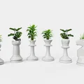 Bộ mô hình chậu cây trang trí hình quân cờ 3D độc đáo - Thumbnail 2