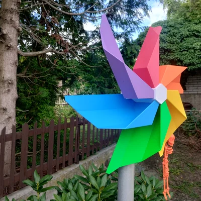 Chong chóng gió Low Poly: Hướng dẫn in 3D và lắp ráp chi tiết