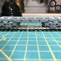 Toa platform/flatbed wagon tỉ lệ H0 với coupler kiểu Mỹ - Thumbnail 1