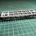 Toa platform/flatbed wagon tỉ lệ H0 với coupler kiểu Mỹ - Thumbnail 2