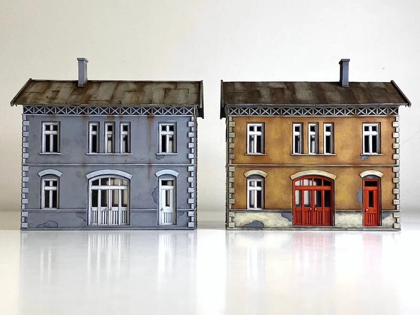 Nhà ga xe lửa tỷ lệ 1:87 (H0 scale) - Image 3