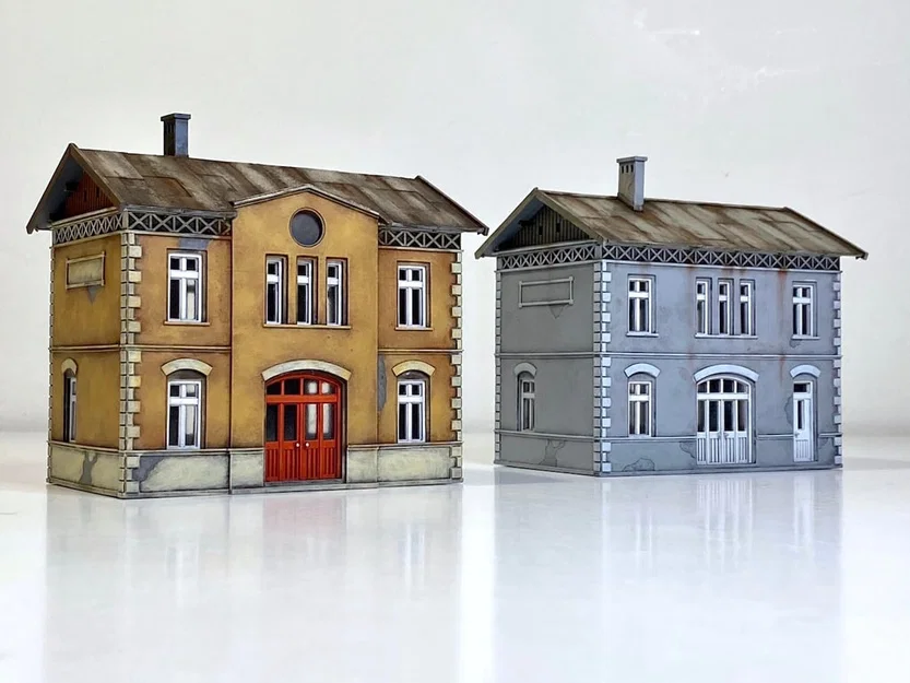 Nhà ga xe lửa tỷ lệ 1:87 (H0 scale) - Image 5