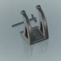 Giá treo đàn Guitar treo tường có chốt khóa an toàn (3D Model) - Thumbnail 1