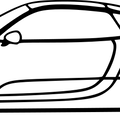 Tranh treo tường silhouette Porsche 918 Spyder - Thumbnail 2