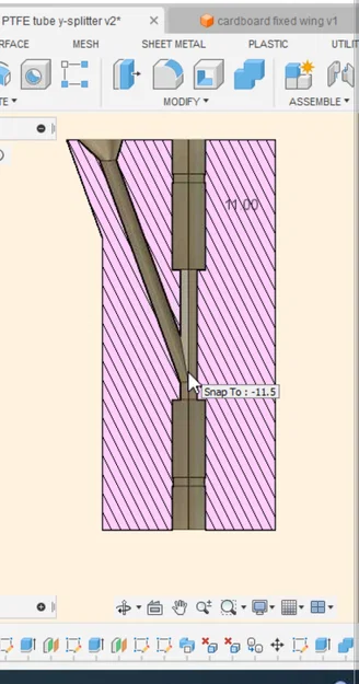 Bộ chia PTFE chữ Y cho BambuLab AMS - Image 3