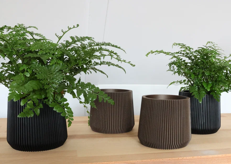 Chậu cây in 3D phong cách hiện đại (Modern Planter) tối giản - Image 1