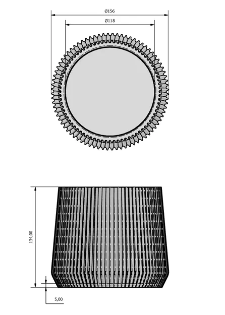 Chậu cây in 3D phong cách hiện đại (Modern Planter) tối giản - Image 6
