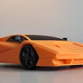 Mô hình xe Lamborghini Countach LPI 800-4 tỷ lệ 1:25 (RC & Trưng bày) - Thumbnail 2