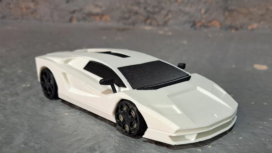 Mô hình xe Lamborghini Countach LPI 800-4 tỷ lệ 1:25 (RC & Trưng bày) - Image 3
