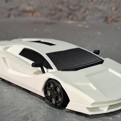Mô hình xe Lamborghini Countach LPI 800-4 tỷ lệ 1:25 (RC & Trưng bày)