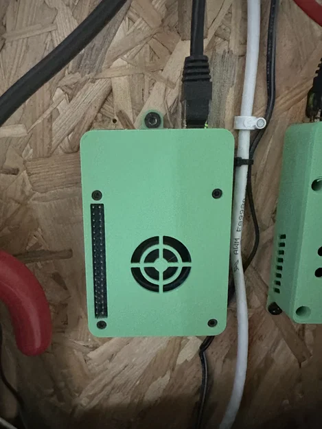 Vỏ Case Raspberry Pi 5 cho Waveshare PoE HAT F (Gắn Tường) - Image 1