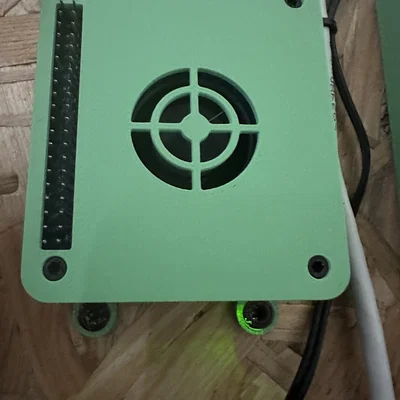 Vỏ Case Raspberry Pi 5 cho Waveshare PoE HAT F (Gắn Tường)