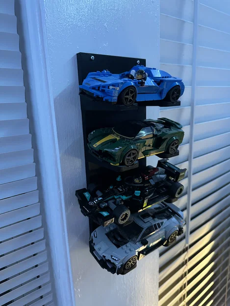 Speed Champions Car Mount V2 – Bộ treo tường cho Lego Speed Champions - Image 1