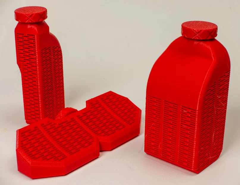 Bộ Chai Hút Ẩm Nắp Vặn Ren cho AMS (AMS Threaded Desiccant Bottles/Holder Set) - Image 1