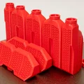 Bộ Chai Hút Ẩm Nắp Vặn Ren cho AMS (AMS Threaded Desiccant Bottles/Holder Set) - Thumbnail 3