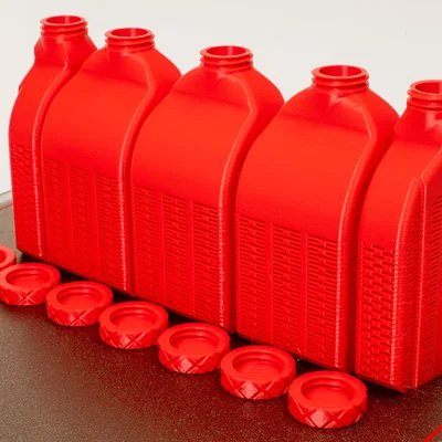 Bộ Chai Hút Ẩm Nắp Vặn Ren cho AMS (AMS Threaded Desiccant Bottles/Holder Set)