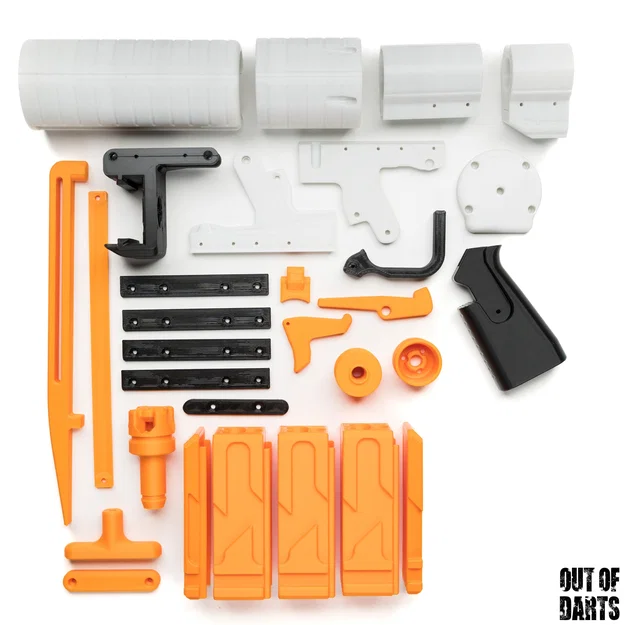 Thumper - Harmonica Clip Shotgun Blaster (Nerf Homemade) - Image 5