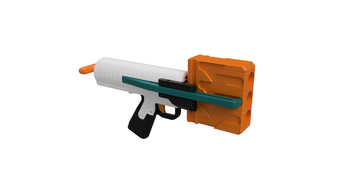 Thumper - Harmonica Clip Shotgun Blaster (Nerf Homemade) - Image 12
