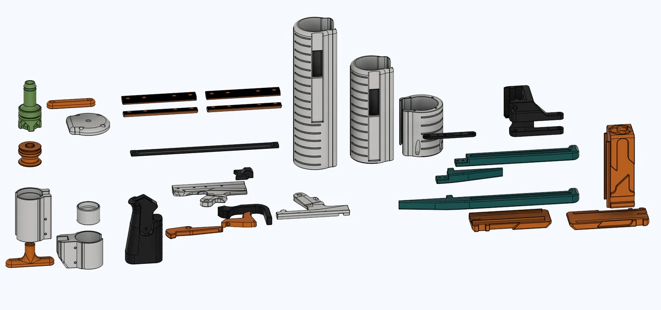 Thumper - Harmonica Clip Shotgun Blaster (Nerf Homemade) - Image 25