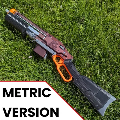 METRIC VER. SLAB - Silly's Lever Action Blaster (Nerf Homemade) bản Metric