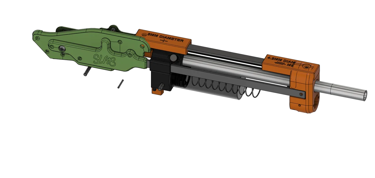 METRIC VER. SLAB - Silly's Lever Action Blaster (Nerf Homemade) bản Metric - Image 2