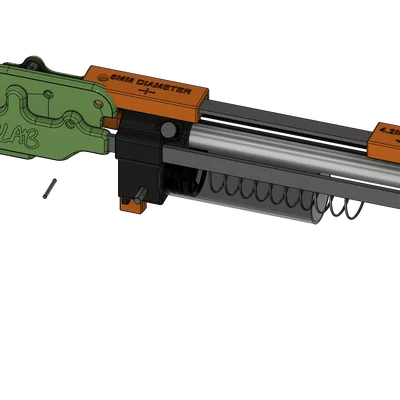 METRIC VER. SLAB - Silly's Lever Action Blaster (Nerf Homemade) bản Metric