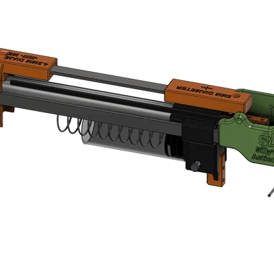 METRIC VER. SLAB - Silly's Lever Action Blaster (Nerf Homemade) bản Metric