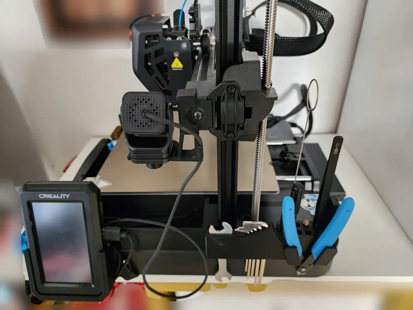 Ender 3 v3 SE/KE: Setup bên phải (Nebula Pad/màn hình, đồ nghề, khay) - Image 1