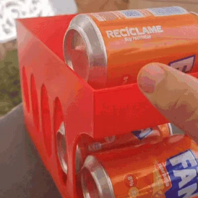 ECODROP – Khay phân phối lon 2 tầng cho portable cooler