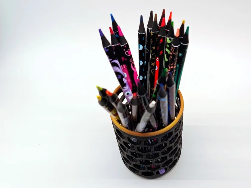 Ống đựng bút chì (Pencil holder) lục giác - Image 2