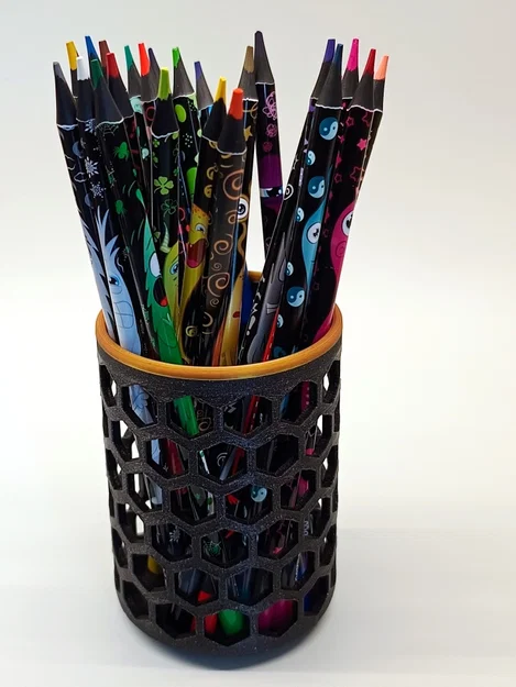 Ống đựng bút chì (Pencil holder) lục giác - Image 5