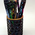 Ống đựng bút chì (Pencil holder) lục giác - Thumbnail 5
