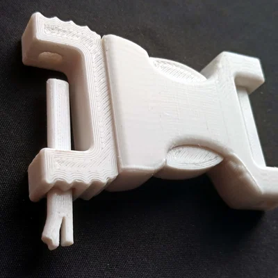 Side-Release Buckle – Pin & Ladder Lock – 24 mm – in 3D hoàn toàn