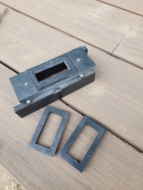 Jig căn tâm phay ổ gài cửa (insert thay thế) v2 - Image 1