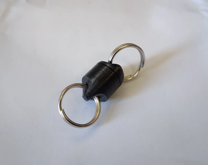 Móc khóa tháo nhanh nam châm dạng tham số (Parametric magnetic quick release keychain) - Image 1