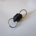Móc khóa tháo nhanh nam châm dạng tham số (Parametric magnetic quick release keychain) - Thumbnail 1