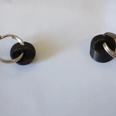 Móc khóa tháo nhanh nam châm dạng tham số (Parametric magnetic quick release keychain)